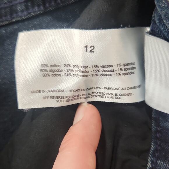 Social Standard By Sanctuary 5 Pocket High Rise Crop Straight Jeans 12 NWT - Picture 5 of 12